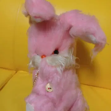 삼영무역 토끼 봉제 인형 노포 제조사 쇼와 레트로 핑크