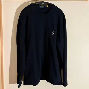 랄프 로렌 코튼 슬림핏 롱티