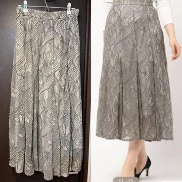 Mystrada 마이 스트라다 레이스 머메이드 스커트