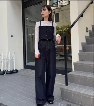 미스틱 멀티 WAY 데님 블랙 사이즈 0