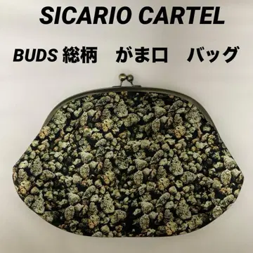 SICARIO CARTEL 시카리오 카르텔 가마구치 백 파우치 린넨 패턴