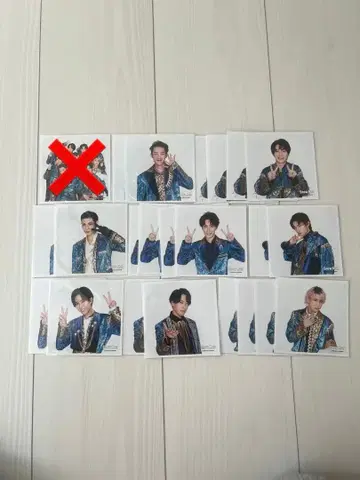 SnowMan 정사각형 사진 세트