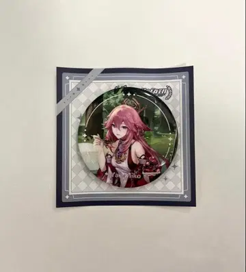 원신 야에 미코 호요페어 캔뱃지 hoyofair 한정판