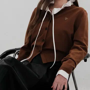 GENERAL IDEA 니트 가디건 브라운 M 사이즈 새상품