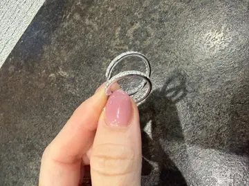 더블 링 클리어 스톤 후프 귀걸이 스와로브스키 지르코니아