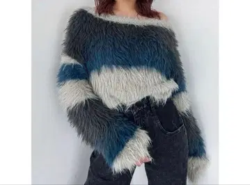 EMODA 슈퍼 샤기 니트 니트