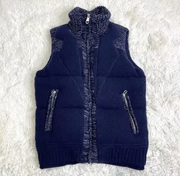 TSUMORI CHISATO 츠모리치사토 울 니트 다운 베스트 M