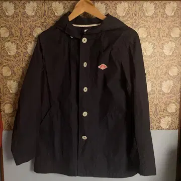 새상품급 단톤 후드 부착 자켓 네이비 36