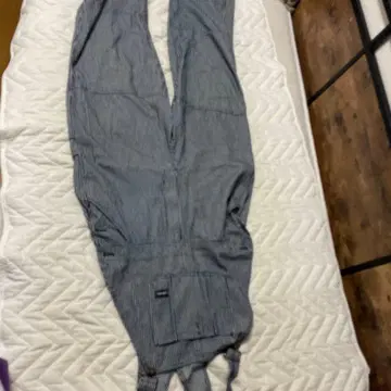 Cheers 스트라이프 오버롤 네이비/화이트