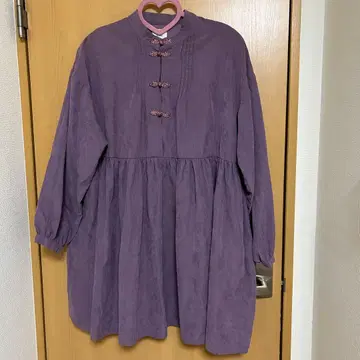 merry jenny 루즈루즈 차이나 원피스 퍼플