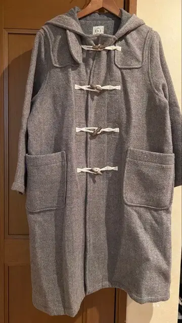 사만사 모스모스 롱 더플 코트 베이지