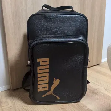 PUMA 블랙 골드 백팩