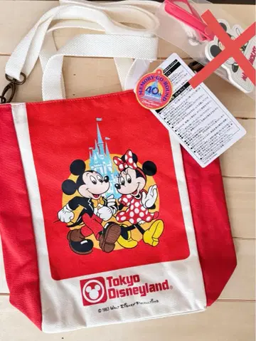미사용 디즈니 메모리 고 라운드 숄더백