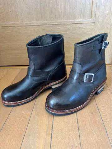 호킨스 가죽 엔지니어 부츠