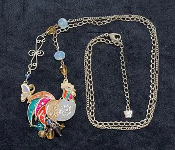 닭 모티브 목걸이 (십이지신 닭띠) / 동물 새