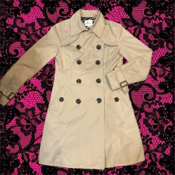 핑키앤다이안 &byP&D 트렌치코트 더블 버튼 베이지 38