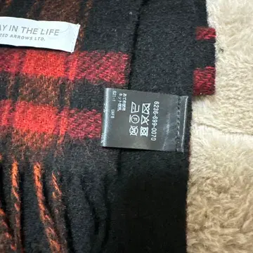 UNITED ARROWS LTD. 머플러 체크 무늬