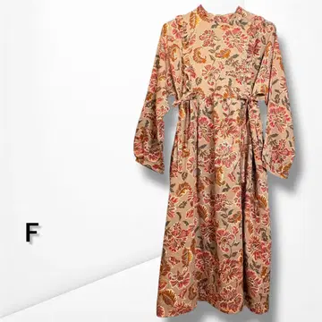 [ 노브랜드 ] 꽃무늬 롱 원피스 프리 사이즈 내추럴 페미닌