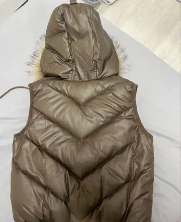 Y2K Swag 퍼 다운 베스트