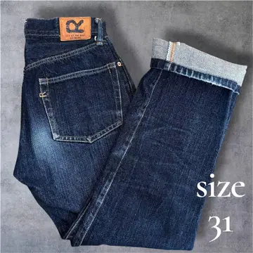 [ 45rpm ] 스트레이트 데님 사이즈 31 다크 블루 다크 네이비