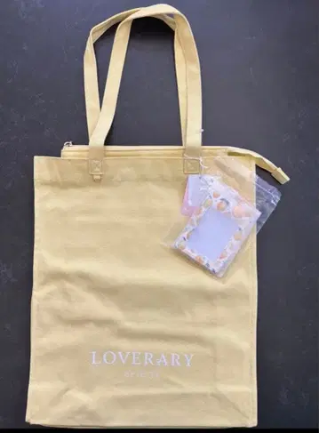 러브러리 바이 페이러 레몬 도트 토트백 덕질