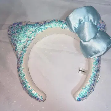 [ 새상품급 ] USJ 키티 머리띠 화이트 펄