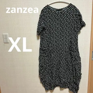 zanzea 도트 무늬 반팔 원피스 XL