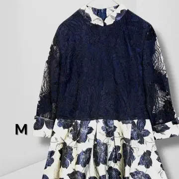 [노브랜드] 올 패턴 꽃무늬 레이스  파티 콘티넨탈