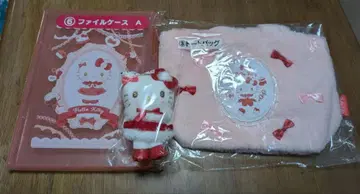 헬로키티 복권 파일 케이스 토트백 마스코트 묶음 판매