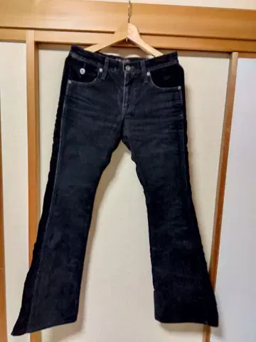 MORGAN HOMME 블랙 부츠컷 데님