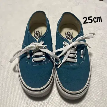 VANS AUTHENTIC 캔버스 스니커즈 25cm