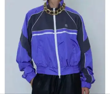 MAISONSPECIAL 컷 콤비 트랙 자켓