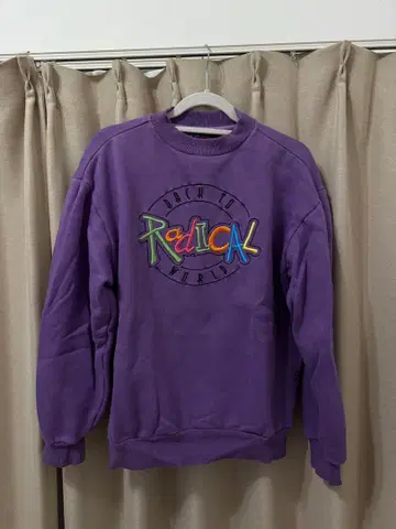 PECO 크루넥 트레이닝복 보라색