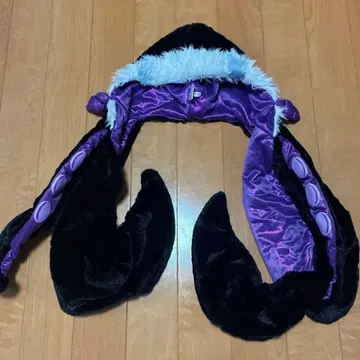 디즈니 아리엘 팬캡 머플러 할로윈 빌런즈