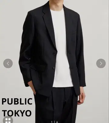 [ PUBLIC TOKYO ] GR 트윌 슬림 자켓