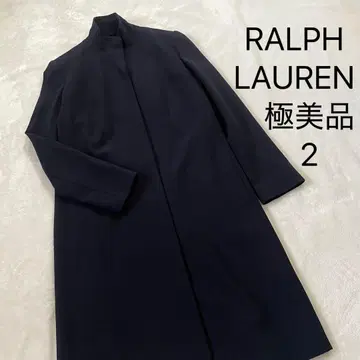 컨디션 최상 랄프 로렌 롱 코트 네이비 2