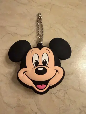 미키마우스 실리콘 파우치 체인 포함