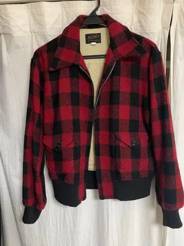 At Last & Co. 울 격자 무늬 체크 자켓 사이즈 42