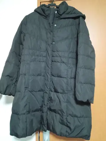 사이즈 L 다운 롱 코트