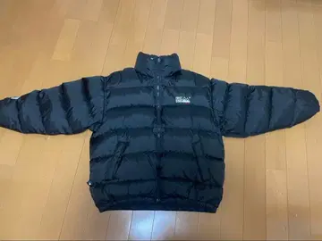 블랙 다운 자켓 리버서블