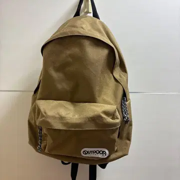 OUTDOOR 카키 백팩 백팩