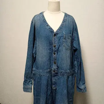 [mili mili] 원피스 (3L) 데님 체형 커버 빅 사이즈