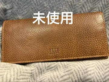 [ 미사용 ] ELLE 브라운 가죽 장지갑