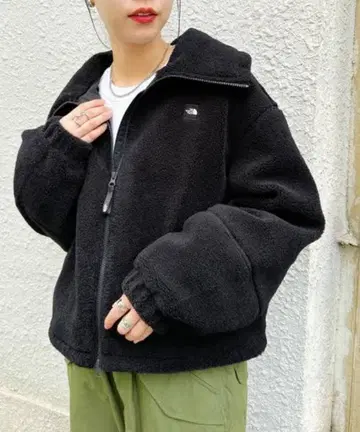 THE NORTH FACE 퍼피 플리스 자켓 블랙 한국