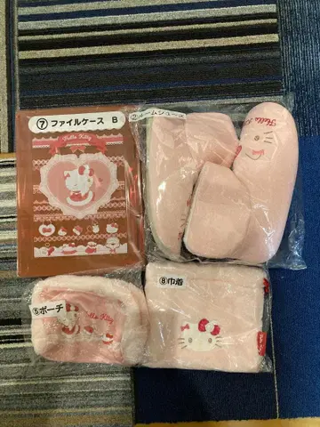 헬로키티 복권 1번 복권 룸슈즈 파우치 복조리 파일 케이스