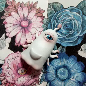 히구치 유코 마스코트 마그넷 히토츠메짱 피규어