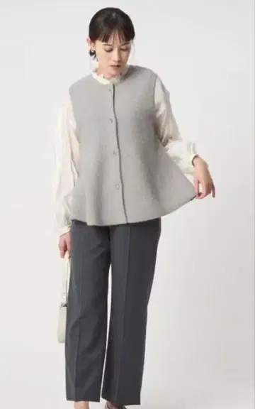 FOX 블렌드 세키에츠 니트 베스트 green label relaxing