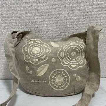 agnes b. VOYAGE 여성용 사선 숄더백