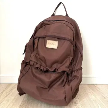 [ 새상품급 ] Mellow 프릴 달린 브라운 백팩