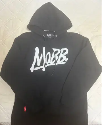 MORRB. 블랙 후드티 후드 부착